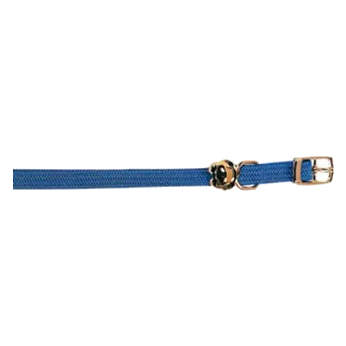 Minie blue elastic cat collar
