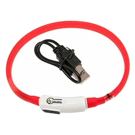 Red LED cat collar