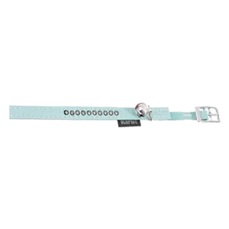 Monte Carlo cat collar, light blue, 11 mm, 30 cm
