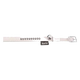 Monte Carlo cat collar, white, 11 mm, 30 cm