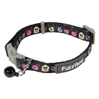 FuzzYard Bed Bugs Adjustable Cat Collar with Bell