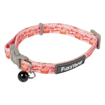 FuzzYard Hey There Sweetie Adjustable Cat Collar with Bell