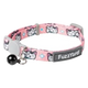 FuzzYard Lucky Fur-Tune Cat Collar, Pink
