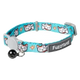 FuzzYard Lucky Fur-Tune Cat Collar, Turquoise