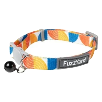 FuzzYard New Wave Cat Collar, Orange