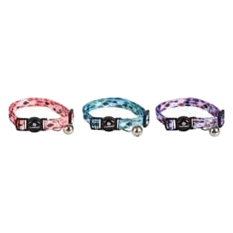 Minou cat collar, 20–32 cm, 10 mm, assorted