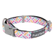 FuzzYard Bubblegum Burst Padded Neoprene Dog Collar