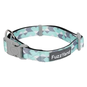 FuzzYard Mint Fizz Padded Neoprene Dog Collar