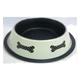 Deluxe Bone Non-Slip Stainless Steel Dog Bowl