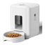 White automatic cat feeder with WiFi and timer