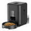 Black automatic cat feeder with WiFi and timer