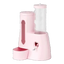 Pink 2-in-1 hamster food and water dispenser
