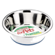 Classic non-slip stainless steel dog bowl, 240 to 4000 ml