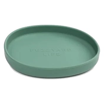 FuzzYard Life silicone cat bowl, Myrtle Green