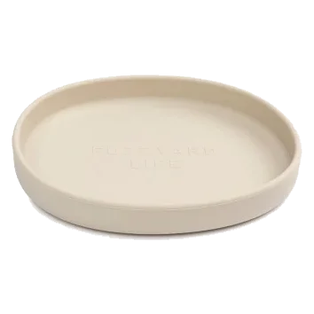 FuzzYard Life silicone cat bowl, Sandstone