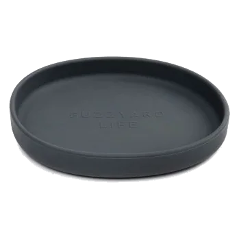 FuzzYard Life silicone cat bowl, Slate Grey