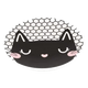 Guus mosaic ceramic cat bowl, 12.7 cm