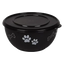 Flamingo Metal Dog Bowl with Lid, Sizes S to XL