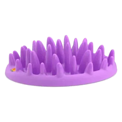 Northmate purple slow feeder dog bowl