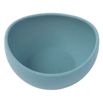 FuzzYard Life silicone dog bowl, French Blue