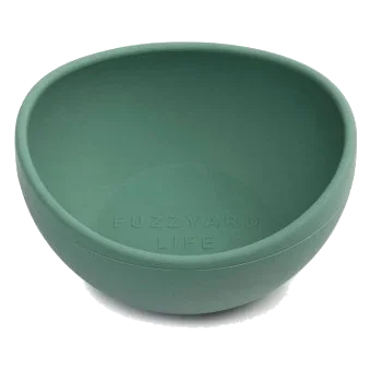 FuzzYard Life silicone dog bowl, Myrtle Green