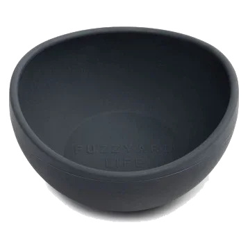 FuzzYard Life silicone dog bowl, Slate Grey