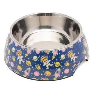 FuzzYard Pluto Pup non-slip stainless steel dog bowl