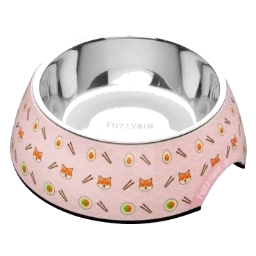 FuzzYard SuShiba non-slip stainless steel dog bowl 810 ml
