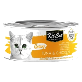 Wet cat food Kit Cat Gravy tuna and chicken 70 g