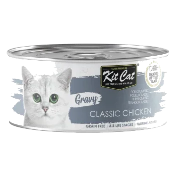 Wet cat food Kit Cat Gravy classic chicken 70 g