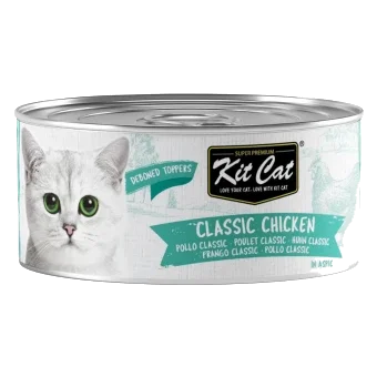 Kit Cat Toppers Wet Cat Food, Classic Chicken in Jelly, 80 g