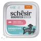 Schesir Monoprotein Puppy pork wet puppy food, 150 g tray