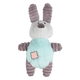 Flamingo Small Dog Club green rabbit plush dog toy, 27 cm