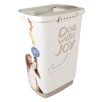June dog food storage container, 8.4 l and 23.3 l
