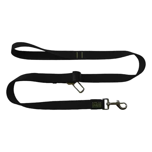 Bub's Duo dog lead for walks and car, adjustable 100 to 160 cm