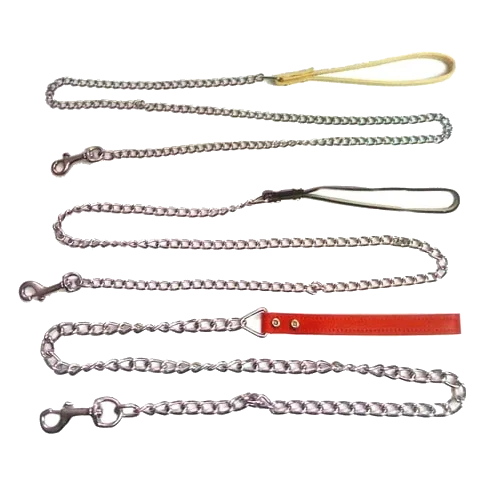 Metal chain dog lead, models 1, 2 and 3