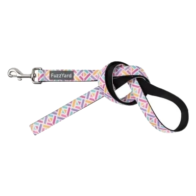 FuzzYard Bubblegum Burst Padded Neoprene Dog Lead