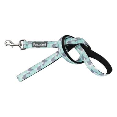 FuzzYard Mint Fizz Padded Neoprene Dog Lead