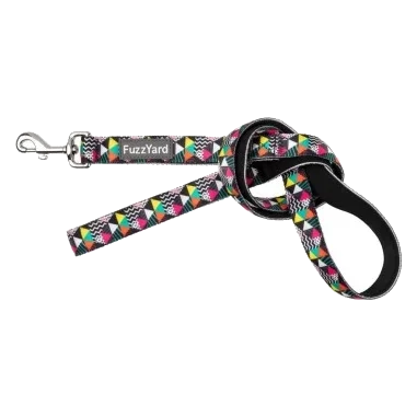 Padded neoprene dog lead FuzzYard No Signal!, size L