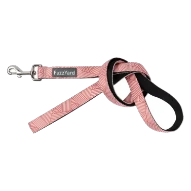 FuzzYard Thornbury Brick Red Padded Neoprene Dog Lead