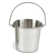 Classic Stainless Steel Dog Water Bucket T1, 1800 ml