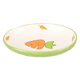 Ozzy oval green ceramic bowl for small animals, 12.5 × 9 × 2.5 cm