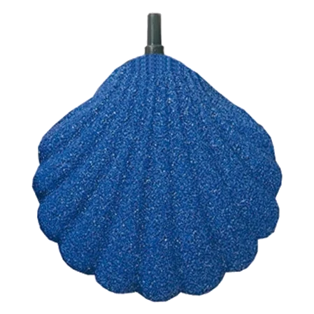 Shell-shaped aquarium air diffuser