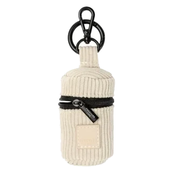 FuzzYard Life Corduroy Dog Poo Bag Dispenser in Sandstone