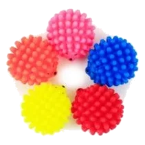 Small vinyl hedgehog dog toy, 6 cm