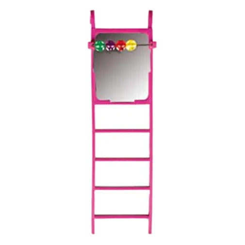 Bird ladder with mirror, 6 × 20 cm