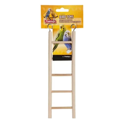 Wooden bird ladder, 7 × 22 cm