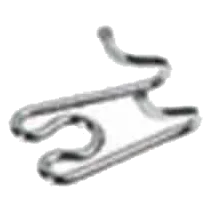 Replacement link for metal dog collars, sizes L and XL