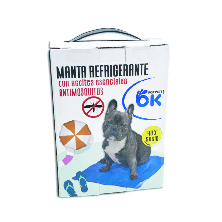 Mosquito-repellent cooling mat for dogs