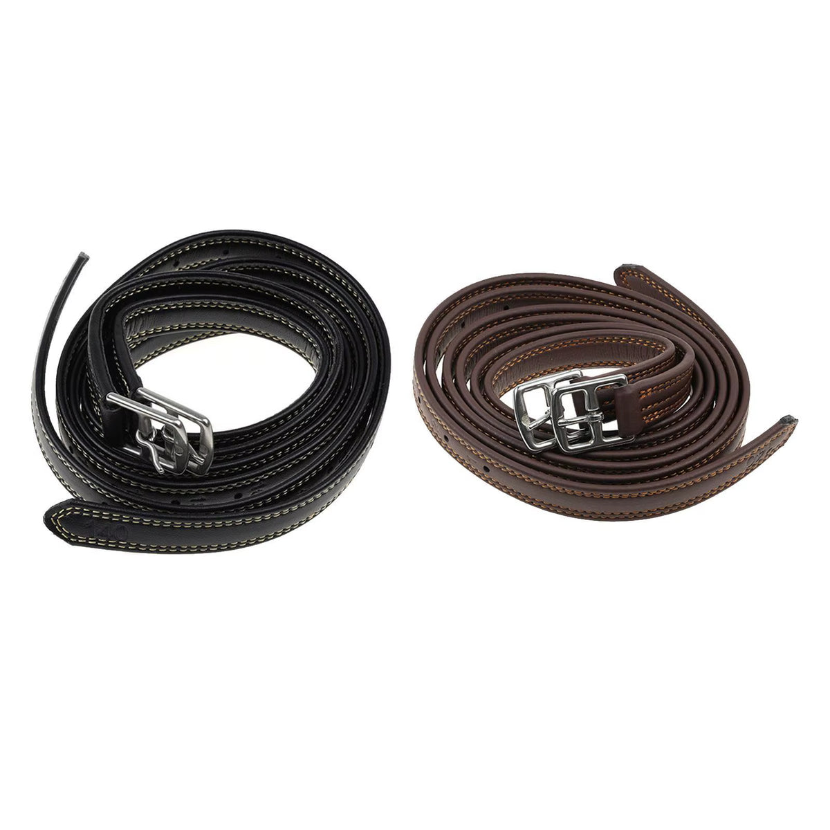 Adjustable leather stirrup leathers, 2 pieces – view 7